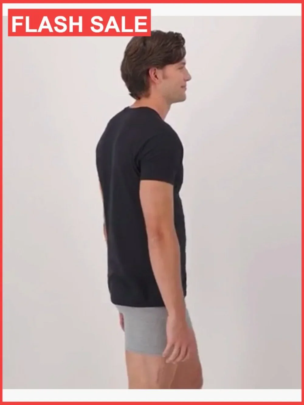 Men's Soft Cotton Undershirt Multipack Crew Neck Short Sleeve Stay-Tucked Tees